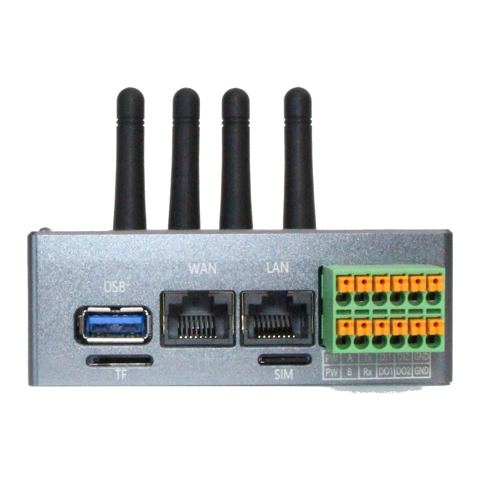 QuickDesk Pro WAN, LAN, USB and terminal block